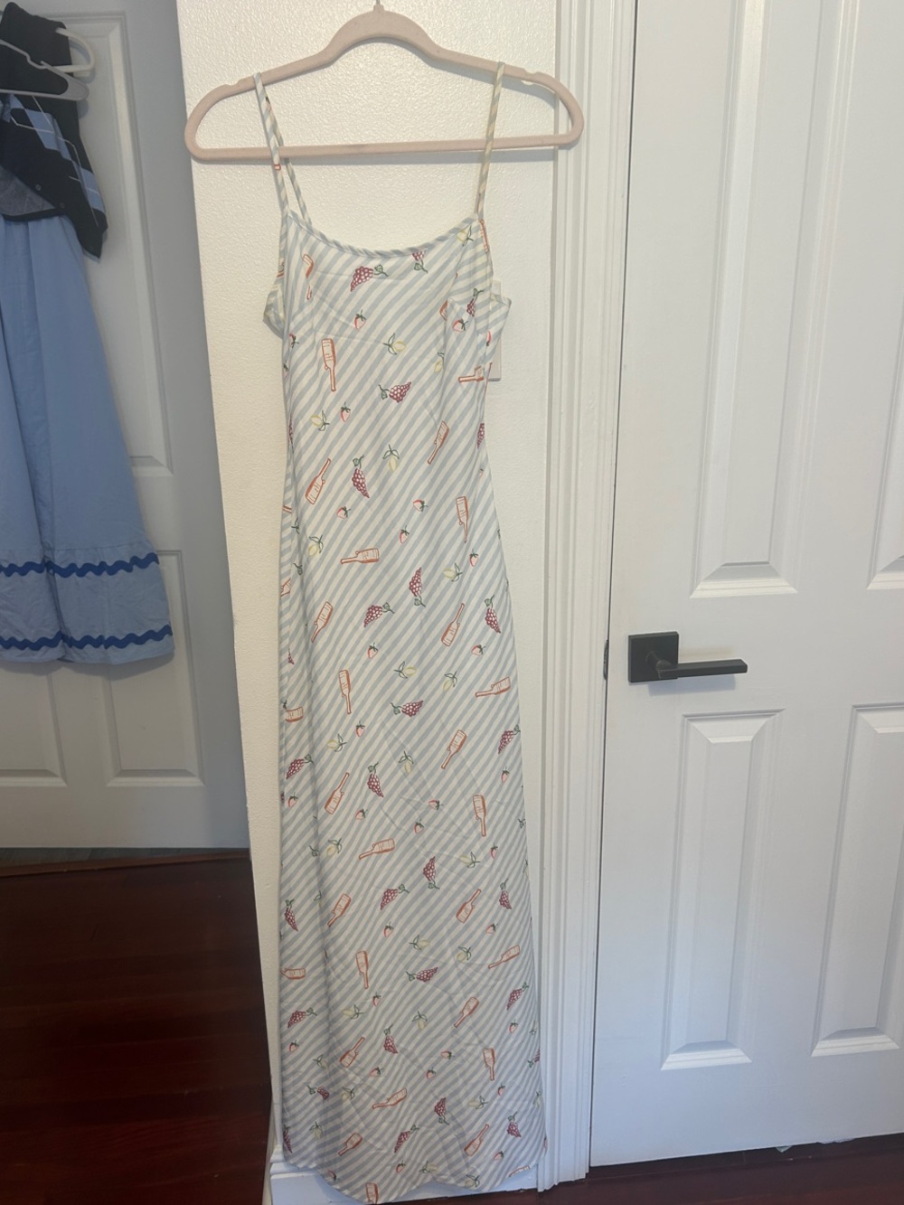 Princess Polly Charcuterie Maxi Dress Blue
